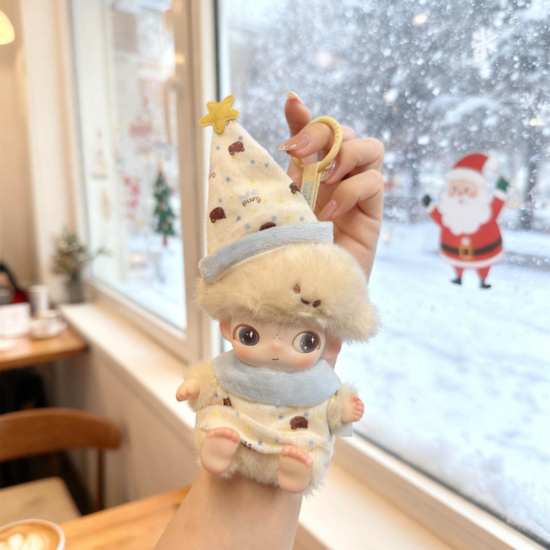 DIMOO娃衣DIMOO新品新生日记娃衣潮玩搪胶公仔服换装可爱小熊睡衣