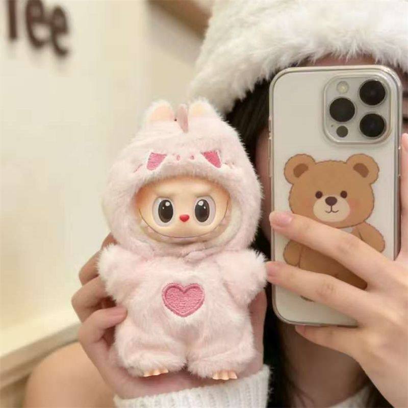 一二三代拉布布醒狮恐龙娃衣前方高能站姿玩偶搪胶粉色毛绒娃衣,模玩/动漫/周边/娃圈三坑/桌游,潮玩娃衣,淘宝优惠券,粉丝福利购,淘宝优惠卷