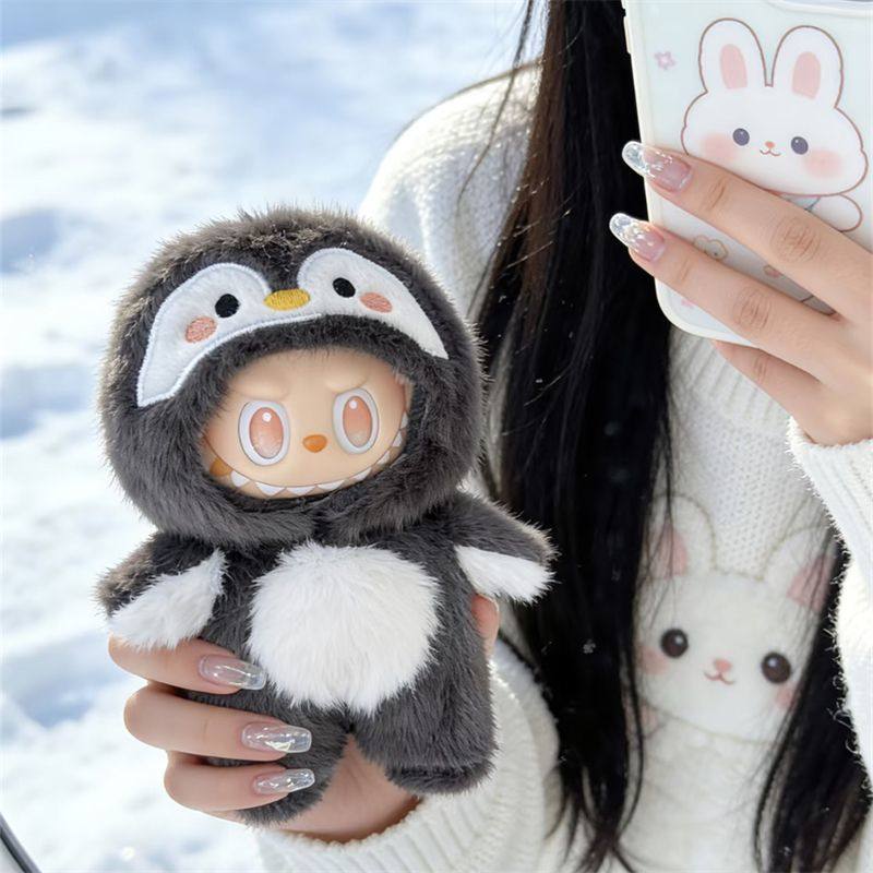 一二三代la布布企鹅套装娃衣前方高能站姿玩偶搪胶新年毛绒娃衣,模玩/动漫/周边/娃圈三坑/桌游,潮玩娃衣,淘宝优惠券,粉丝福利购,淘宝优惠卷