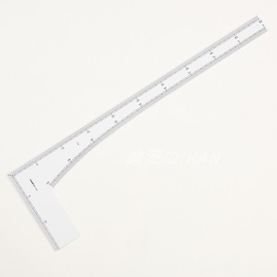 迪涵/DIHAN 3852 立裁打版L尺 服装裁剪尺 拐角尺 直角弯勾尺比例