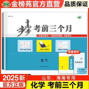 山东海南专用2025步步高考前三个月化学高三二轮重点复习资料新高考训练辅导书练习册教辅资料高考化学必刷题二轮复习刷题卷资料书