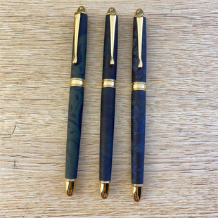 库存老钢笔英雄205铱金笔中细小明尖练字书写办公纤细笔杆爬格子