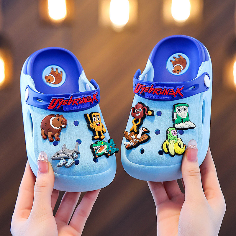 山海经儿童洞洞鞋男童夏款包头防滑凉拖居家外穿两穿鞋,童鞋/婴儿鞋/亲子鞋,儿童洞洞鞋,淘宝优惠券,粉丝福利购,淘宝优惠卷