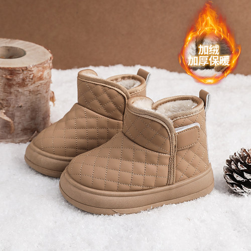 儿童雪地靴冬季防水保暖