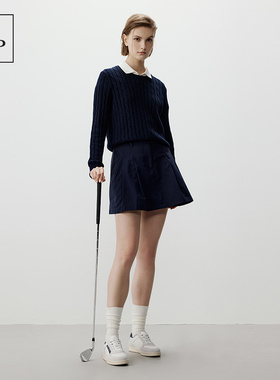Marc O'Polo/MOP 春季新款时尚超短百褶半身裙子运动网球风半裙女