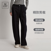 新款 Polo Marc MOP 25冬季 保暖透气羊毛牛仔抽绳高腰小弯刀裤 女