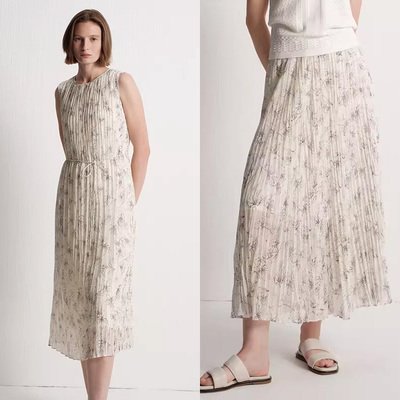 MarcO'Polo长款薄纱连衣裙女