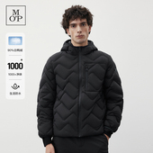 Polo MOP冬季 Marc 新款 简约菱形格大口袋中厚羽绒服男保暖外套