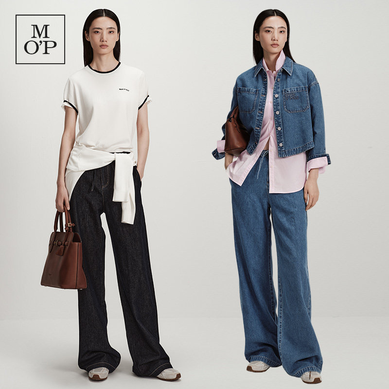 【大乐严选】26春季新款呼吸棉舒适经典原色阔腿直筒裤女牛仔长裤,女装/女士精品,牛仔裤,淘宝优惠券,粉丝福利购,淘宝优惠卷