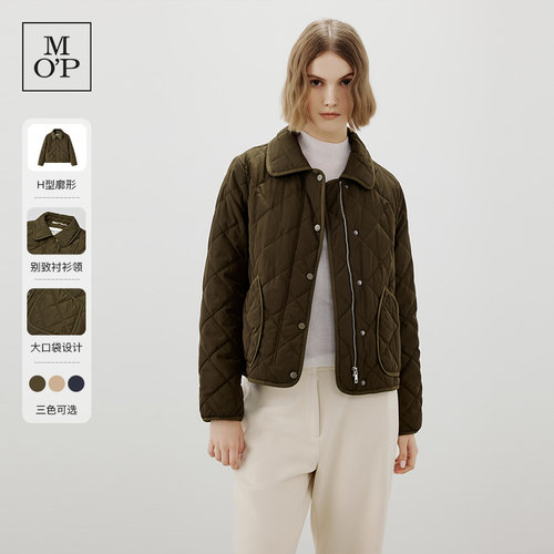 [巴恩风穿搭]Marc O'Polo冬新款环保面料复古巨好看棉服外套女