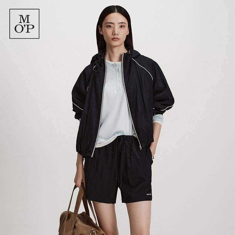 Marc O'Polo/MOP2026春季新款运动设计感短款连帽外套女户外夹克,女装/女士精品,短外套,淘宝优惠券,粉丝福利购,淘宝优惠卷