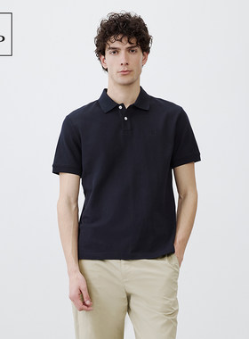 Marc O'Polo/MOP春夏新款休闲经典刺绣logo高级感短袖男T恤Polo衫
