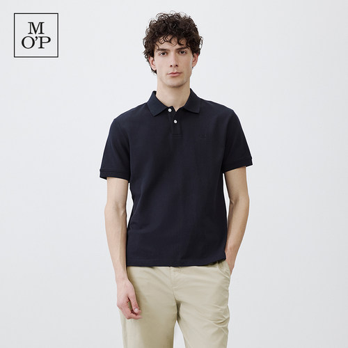 Marc O'Polo/MOP春夏新款休闲经典刺绣logo高级感短袖男T恤Polo衫