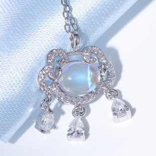 平安锁999纯银同心锁项链2025新款S999项链轻奢项链