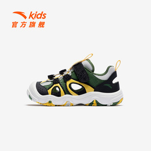 安踏儿童户外运动凉鞋男童夏季2026新款透气宝宝鞋女童防滑框子鞋