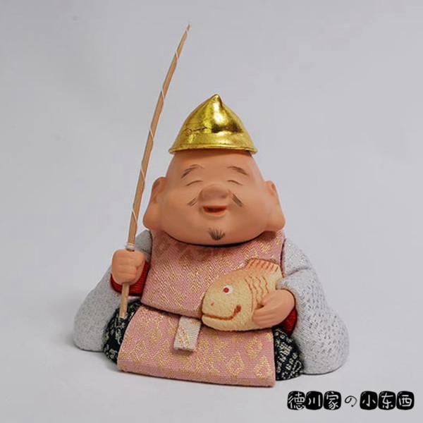日本代购 匠人手工  七福神 惠比寿 工艺娃娃 开运摆件