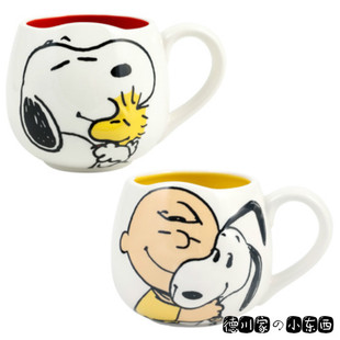 日本代购 Snoopy 史努比 查理布朗 糊涂塔克 陶瓷 马克杯 咖啡杯