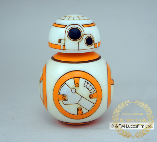 日本代购传统和风卯三郎satr wars星战机器人bb8可爱木偶娃娃摆件