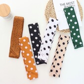 波点春夏装 饰细长条窄丝巾女韩国百搭飘带潮丝带超长腰带复古领巾