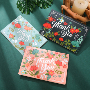 感恩节贺卡包邮thankyou感谢祝福创意教师节日通用留言小卡片圣诞
