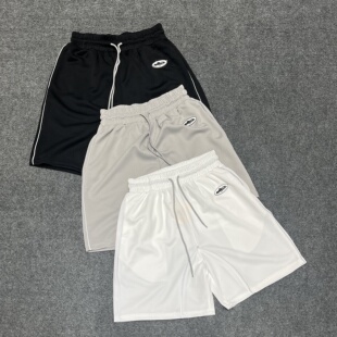 Corteiz恶魔岛徽标反光字母印花短裤男女运动休闲短袖T恤夏季套装