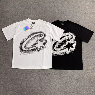 Corteiz恶魔岛短袖t恤街头高街休闲嘻哈男女同款潮牌情侣纯棉半袖