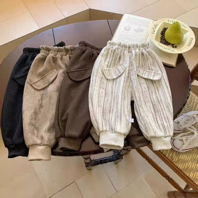 秋季新款儿童宽松加厚卫裤男女童百搭运动休闲裤校园日常舒适,童装/婴儿装/亲子装,运动裤卫裤,淘宝优惠券,粉丝福利购,淘宝优惠卷