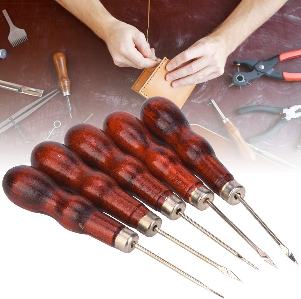 木柄锥子套装缝纫DIY工具打孔锥修鞋补鞋专业锥子