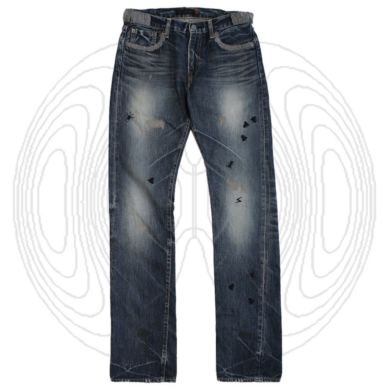thumbnail for -Undercover 06ss AW Insect Jeans archive item
