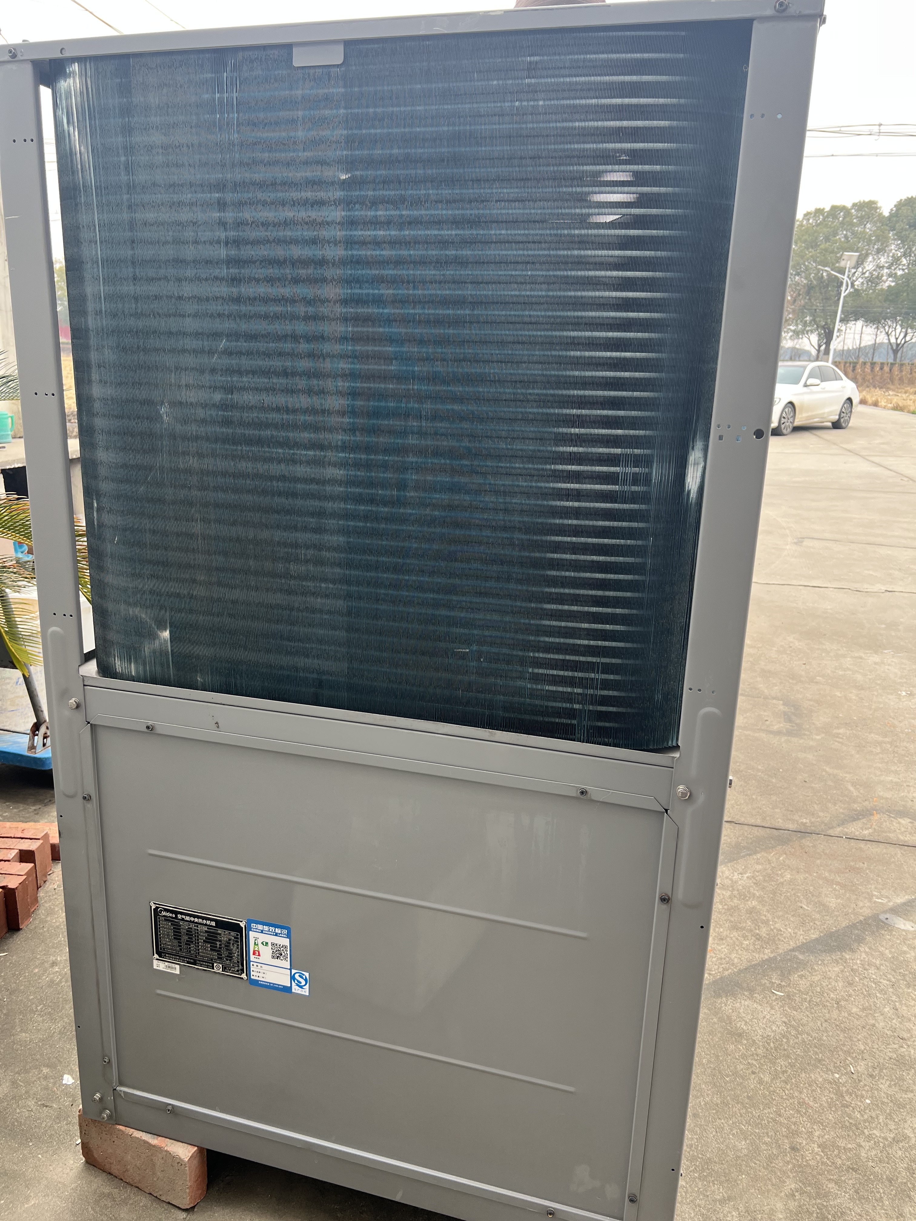 美的10匹15匹二手空气能烧热水淋浴供暖系统加热炉水循环热水锅炉