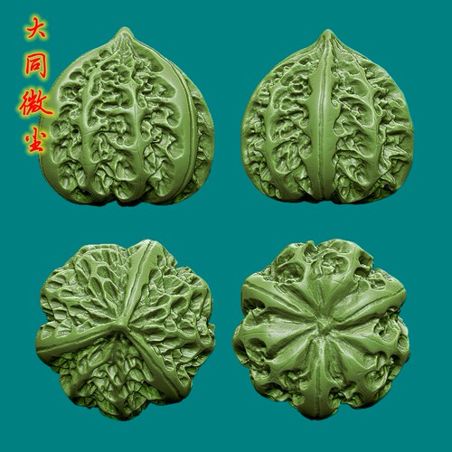 圆雕图三维图STL雕刻素材3D打印立体图精雕    手把件核桃3