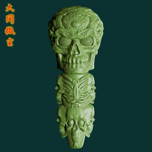 三维立体图 圆雕图 四轴  3D打印图 STL 模型  尸陀林主三通佛塔1