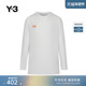 运动T恤宽松纯色长袖 HT4733 Y3山本耀司秋冬季 情侣款 季 末折扣