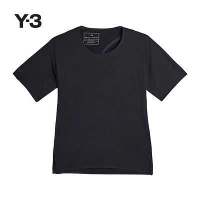 Y-3山本耀司修身运动短袖T恤