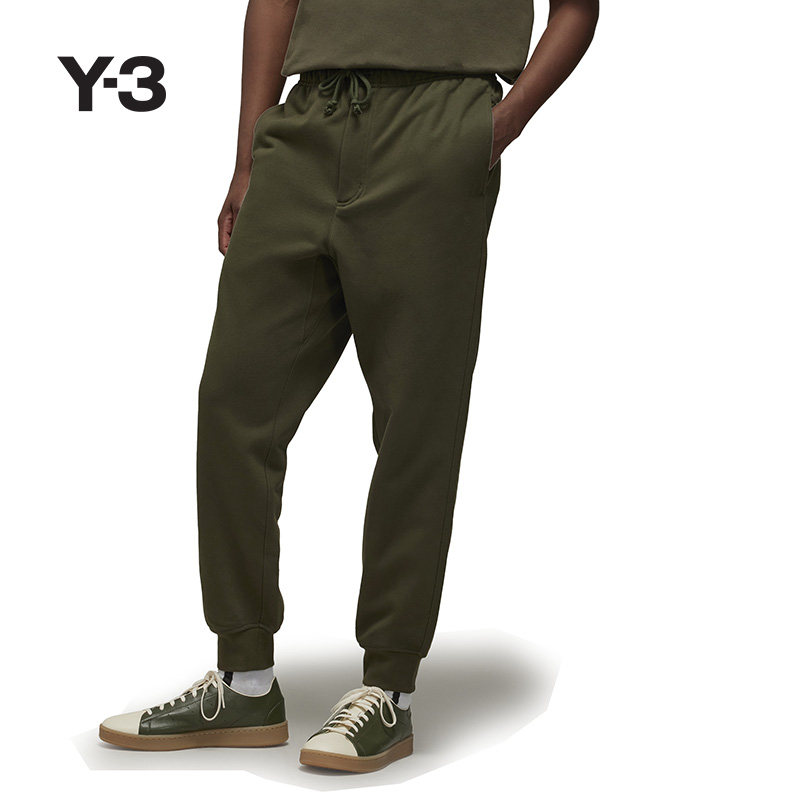 Y-3/Y3山本耀司男女同款纯色休闲卫裤束脚裤休闲长裤JJ4217