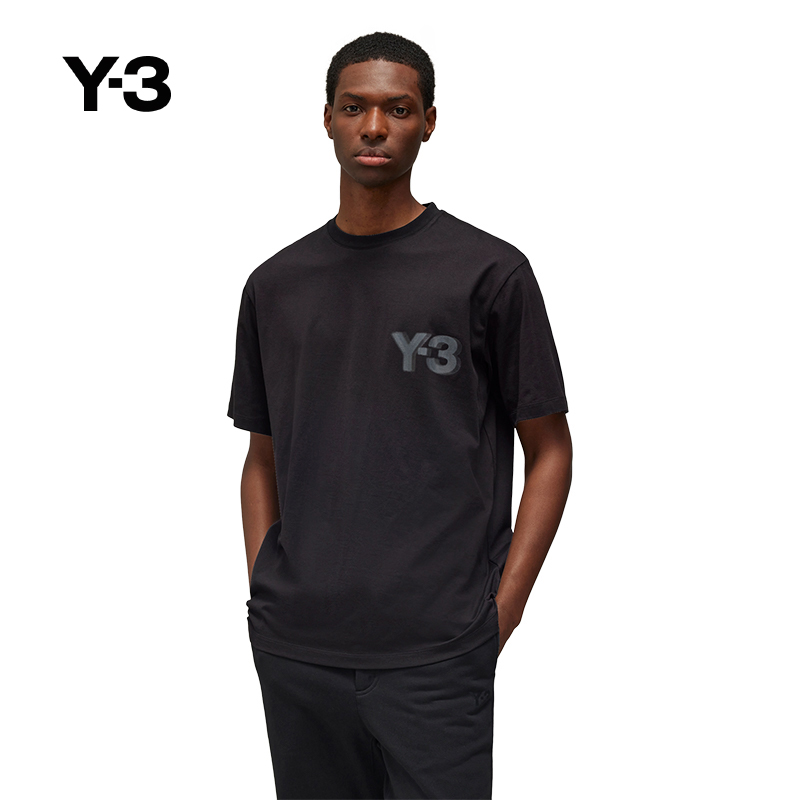 Y-3/Y3山本耀司春夏男女情侣款短袖T恤休闲运动圆领JE9282
