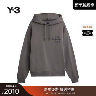 时尚 Y3山本耀司2025秋季 男女同款 休闲连帽卫衣KB2605 新品