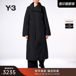 保暖长款 女士时尚 Y3山本耀司2025秋冬新品 棉服外套KB0037