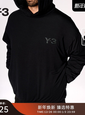 Y-3/Y3山本耀司2025秋冬新品男女同款休闲连帽卫衣JY4556