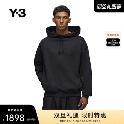 Y-3/Y3山本耀司2025秋季新品男女同款时尚涂鸦宽松连帽卫衣JN4882