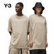 休闲T恤纯色宽松套头短袖 情侣款 Y3山本耀司春夏季 IV7844