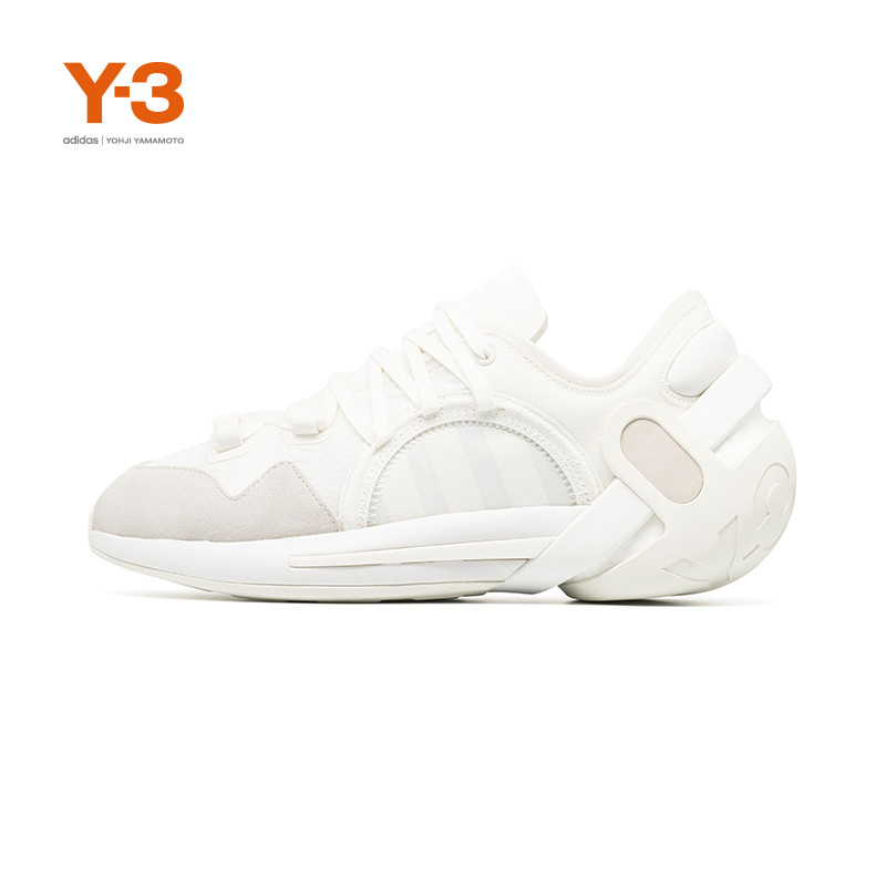 Y-3/Y3山本耀司时尚白低帮系带简约轻便情侣款休闲运动鞋子GZ9135-封面