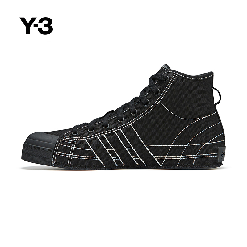 Y-3/Y3山本耀司春夏男女同款情侣帆布鞋系带休闲运动鞋IH2554
