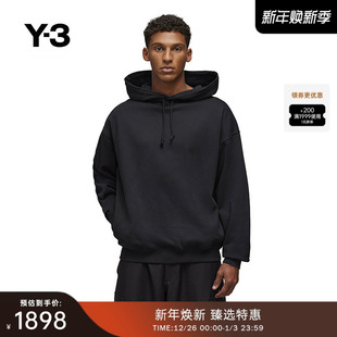 时尚 Y3山本耀司2025秋季 男女同款 涂鸦宽松连帽卫衣JN4882 新品