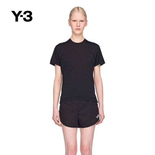 Y-3山本耀司女士跑步短袖T恤