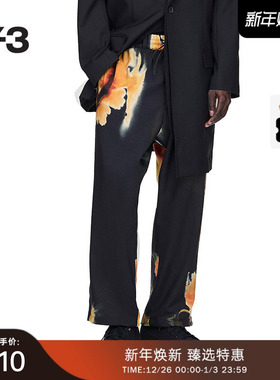 Y-3/Y3山本耀司2025秋季新品男士时尚休闲印花长裤休闲裤KA9620