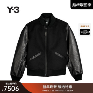 男女同款 Y3山本耀司2025秋冬新品 休闲印花大logo夹克JX7338