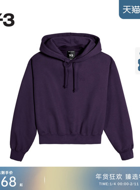 Y-3/Y3山本耀司2025秋季新品男女士短款休闲连帽卫衣KB4652