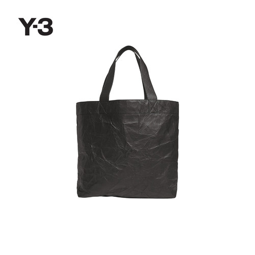 Y-3山本耀司皱皮托特包