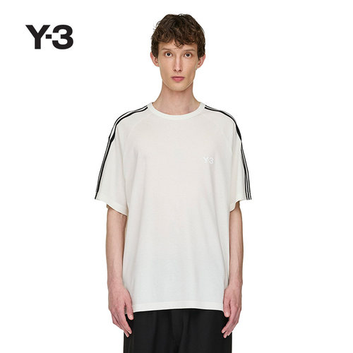 Y-3/Y3 山本耀司春夏季时尚休闲条纹撞色长袖T恤JY8187